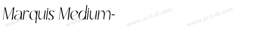 Marquis Medium字体转换